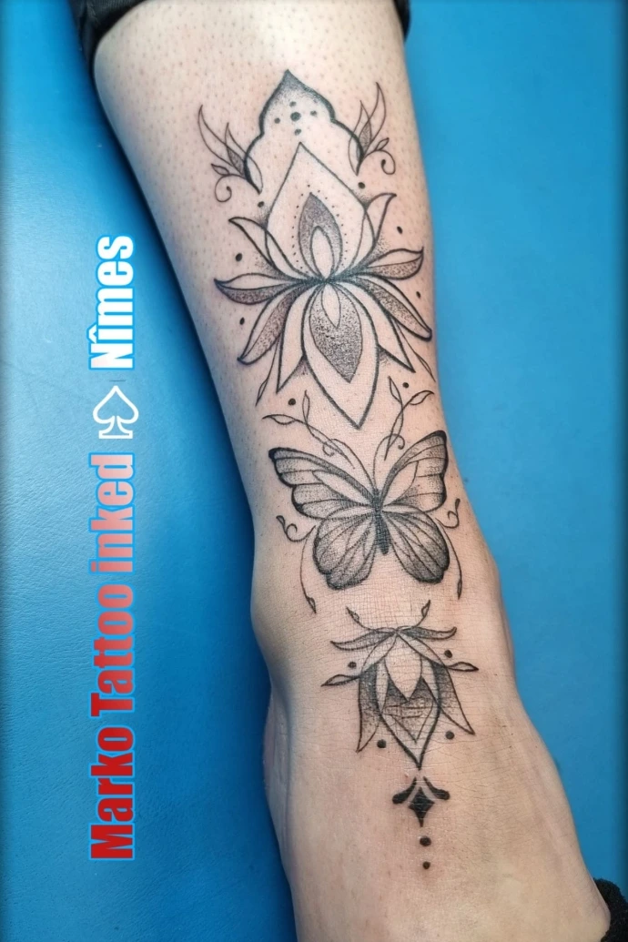 Tatouage fineline Nîmes